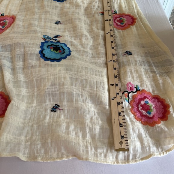 NWT! Anthropologie Plenty by TRACY REESE Cream Floral One Shoulder Maxi Dress XL - Picture 8 of 9